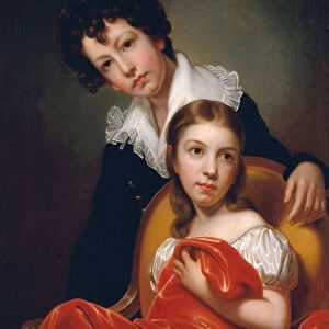 Michael Angelo and Emma Clara Peale, ca. 1826. Creator: Rembrandt Peale