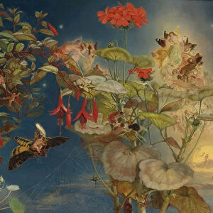 Midsummer Nights Fairies. Artist: Naish, John George (1824-1905)