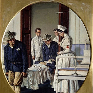 In a Military Hospital, 1901. Artist: Vereshchagin, Vasili Vasilyevich (1842-1904)