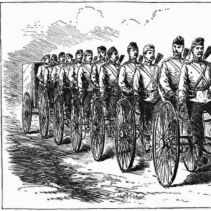 Military multicycle by Singer & Co, 1887