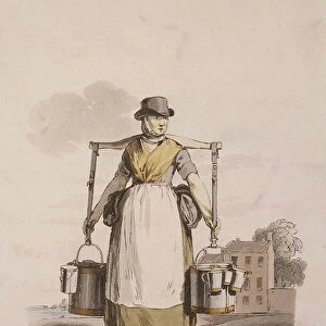 A milkmaid, Provincial Characters, 1813