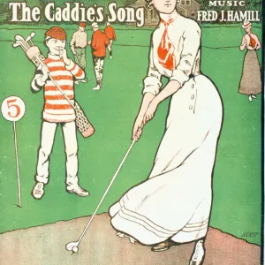 Millie - The Caddies Song, sheet music cover, American, 1901