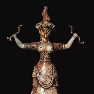 Minoan snake-goddess, 18th century BC