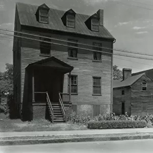 Minor houses and details, Blandfields, Dinwiddie County, Virginia, 1933. Creator: Frances Benjamin Johnston