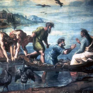 The Miraculous Draught of Fishes, 1515. Artist: Raphael