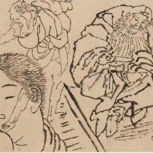 Miscellaneous studies, late 18th-early 19th century. Creator: Hokusai