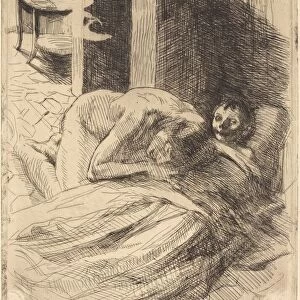 Misery (La Misere), c. 1886. Creator: Paul Albert Besnard