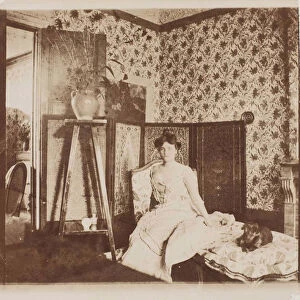 Misia Natanson. Artist: Vuillard, Edouard (1868-1940)