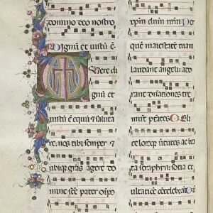 Missale: Fol. 184v: Cross, Foliage, 1469. Creator: Bartolommeo Caporali (Italian, c