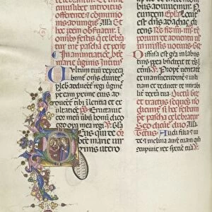 Missale: Fol. 275v: Annunciation, 1469. Creator: Bartolommeo Caporali (Italian, c