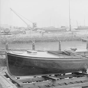 Mitcham launch on slipway, 1913. Creator: Kirk & Sons of Cowes