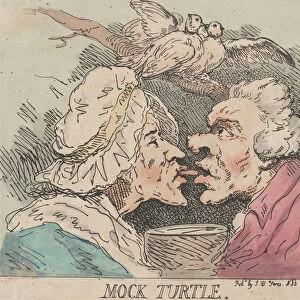 Mock Turtle, January 24, 1785. January 24, 1785. Creator: Thomas Rowlandson