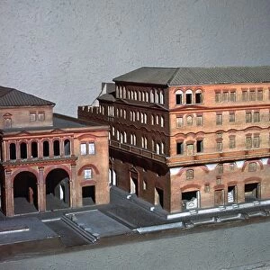Model of a Roman apartment house, 2nd century