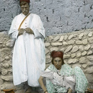 Mohamed Ben Ali and his wife, El Kantara, Tunisia