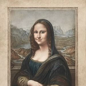Mona Lisa, 19th-20th century. Creator: Samuel Arlent-Edwards (American, 1862-1938)