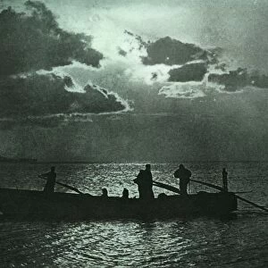 Moonlight at Shizu-Ura, 1910. Creator: Herbert Ponting