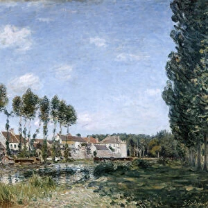 Moret, on the Banks of the Loing, 1892. Artist: Alfred Sisley