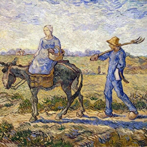 Morning: Going out to Work, 1890. Artist: Vincent van Gogh