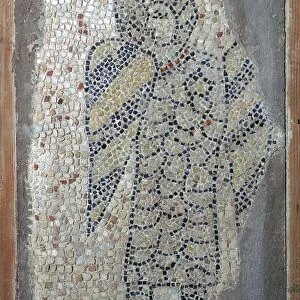 Mosaic of a crusader from the fourth Crusade, 13th century