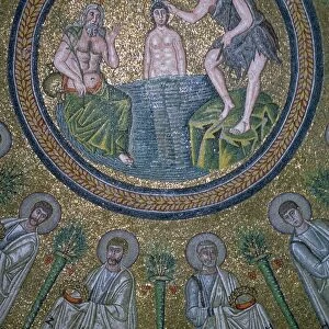 Mosaics of the Dome in the Bapistry of the Arians, 5th century