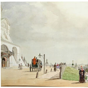 In the Moscow Kremlin, 1839. Artist: Johann Philipp Eduard Gartner