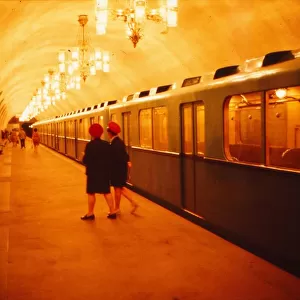 Moscow, Underground, c1970s. Artist: CM Dixon