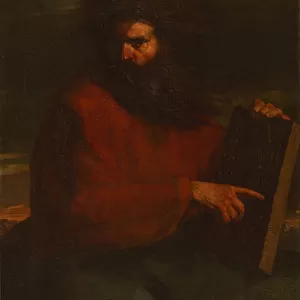 Moses with the Ten Commandments, 1841