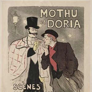 Mothu et Doria - Scenes impressionistes, 1893. Creator: Theophile Alexandre Steinlen
