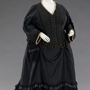 Mourning dress, British, 1894. Creator: Unknown