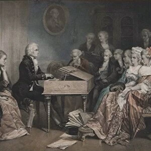 Mozart in Vienna. Creator: Cornilliet, Jean Baptiste Alfred (1807-1895)