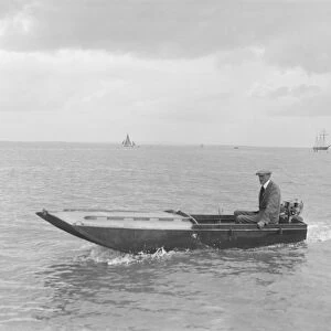 Mr Bakers boat, 1922. Creator: Kirk & Sons of Cowes