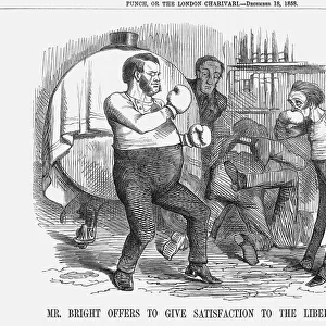Mr. Bright offers to give satisfaction to the Liberal Party, 1858