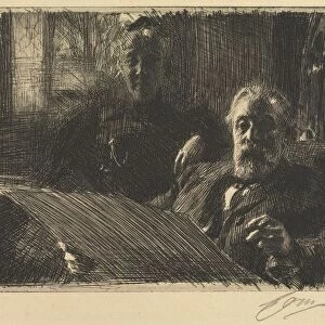Mr. and Mrs. Fürstenberg, 1895. Creator: Anders Zorn (Swedish, 1860-1920)