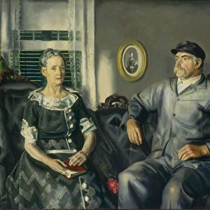 Mr. and Mrs. Phillip Wase, 1924. Creator: George Wesley Bellows