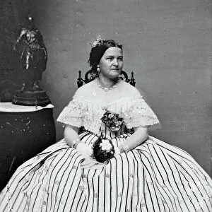 Mrs. Abraham Lincoln, between 1855 and 1865. Creator: Unknown