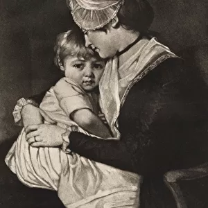 Mrs Carwardine and Child, c1775, (1912). Artist: George Romney