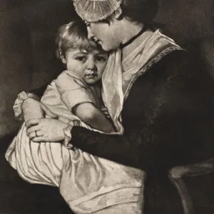 Mrs Carwardine and Child, c1775, (1912). Artist: George Romney