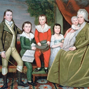 Mrs Noah Smith and Her Children, 1798. Artist: Ralph Earl