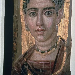 Mummy portrait of an Egyptian woman, c1st-3rd century