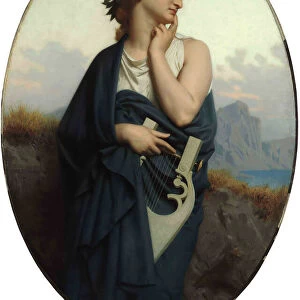 The Muse (Philomele), 1861. Creator: Bouguereau, William-Adolphe (1825-1905)