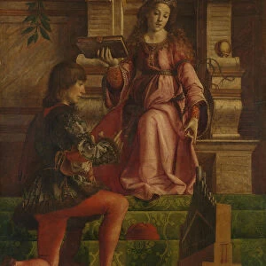 Music, 1470s. Artist: Justus van Gent (Joos van Wassenhove) (ca 1410-ca 1480)