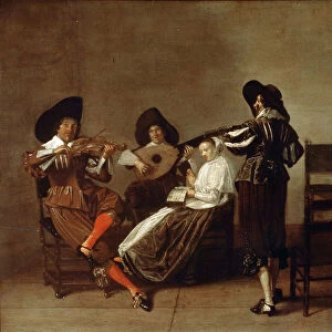 Musical Evening, early 17th century. Artist: Master of Haarlem