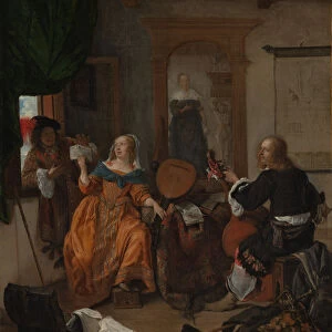 A Musical Party, 1659. Creator: Gabriel Metsu