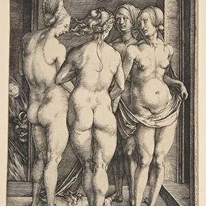 Four Naked Women, 1497. Creator: Albrecht Durer