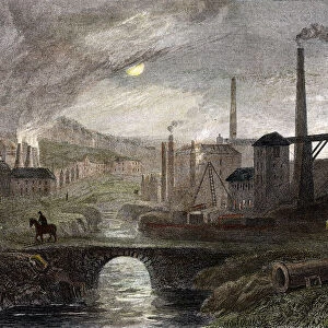 Nant-y-Glow Iron Works, Monmouthshire, Wales, c1780, (c1830)