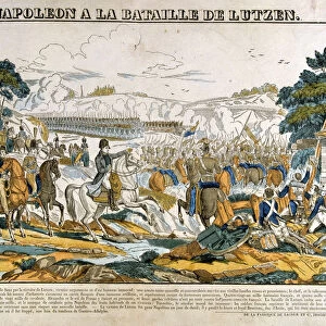 Napoleon at the Battle of Lutzen, 2 May, 1813