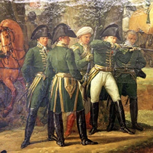 Napoleon at a Hunt in the Compiegne Forest, 1811. Artist: Carle Vernet
