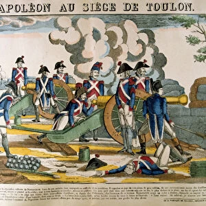 Napoleon at the Siege of Toulon, 1793, (c1835). Artist: Francois Georgin
