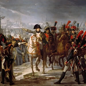 Napoleons speech to the 2nd Corps of the Grande Armee before the attack on Augsburg on 12 October 1 Artist: Gautherot, Claude (1769-1825)