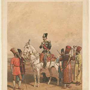 Nasser al-Din Shah Qajar (1831-1896), Shahanshah of Persia, c. 1850. Artist: Anonymous